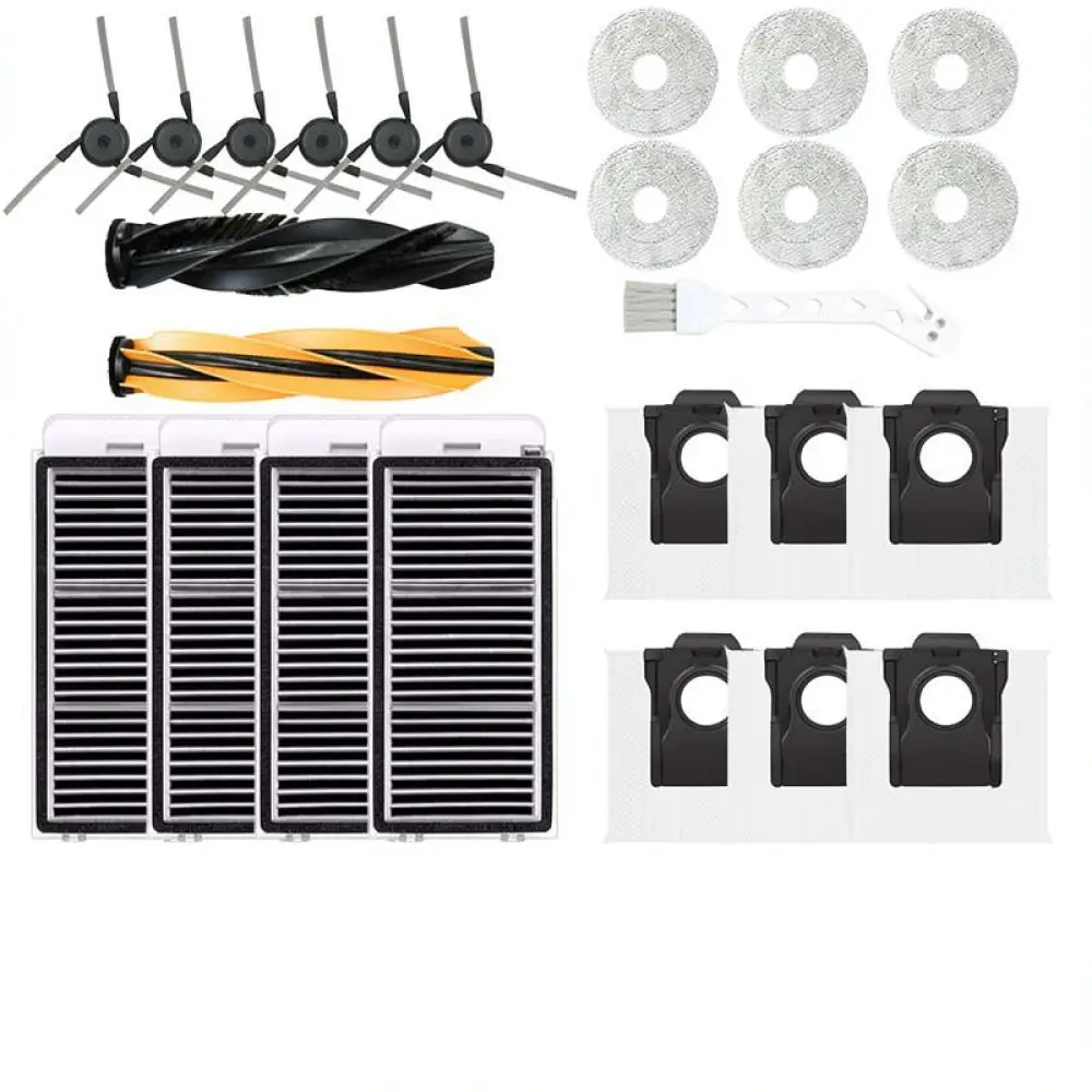 For Dreame X50 Ultra Master Robot Vacuum Cleaner Replacement Spare Parts Roller Brush Side Brush Mop Dust Bag