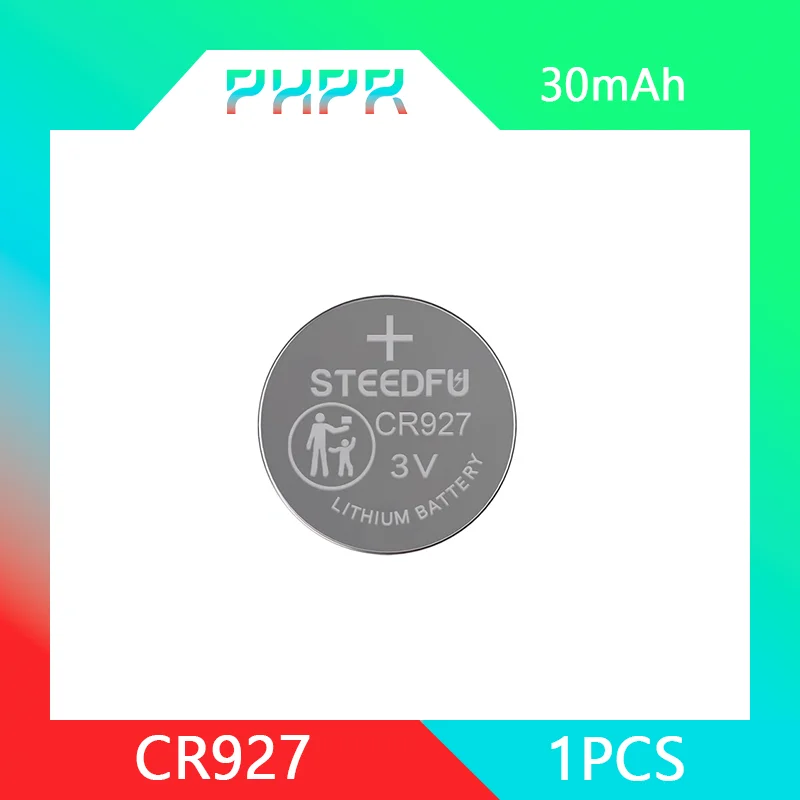 CR927 3V Li-MnO батарея типа «таблетка» 30 мАч для мини-электроники, брелоки, игрушки (длительный срок службы полки)