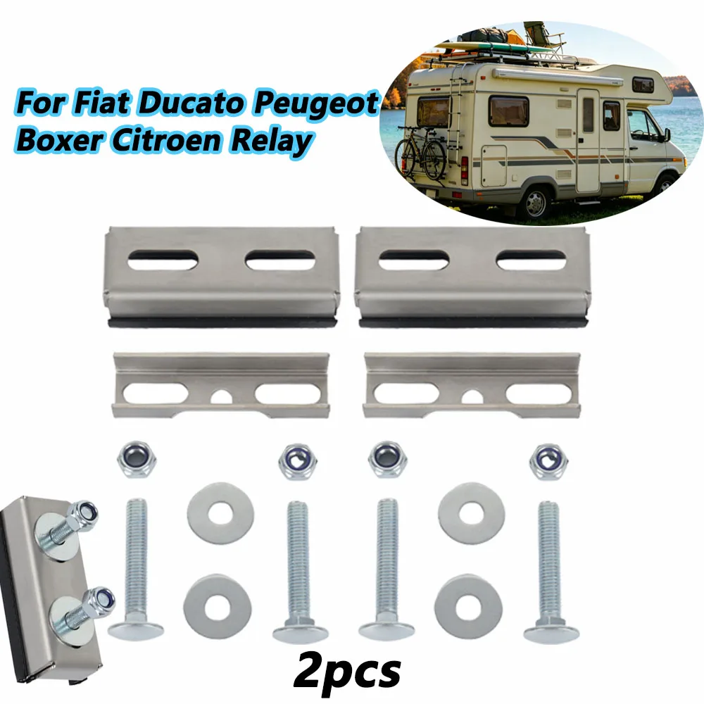 

2 Packs Roof Rack Mount Kit Van Roof Rack Brackets RVs Photovoltaic Brackets For Fiat Ducato Peugeot Boxer Citroen Relay