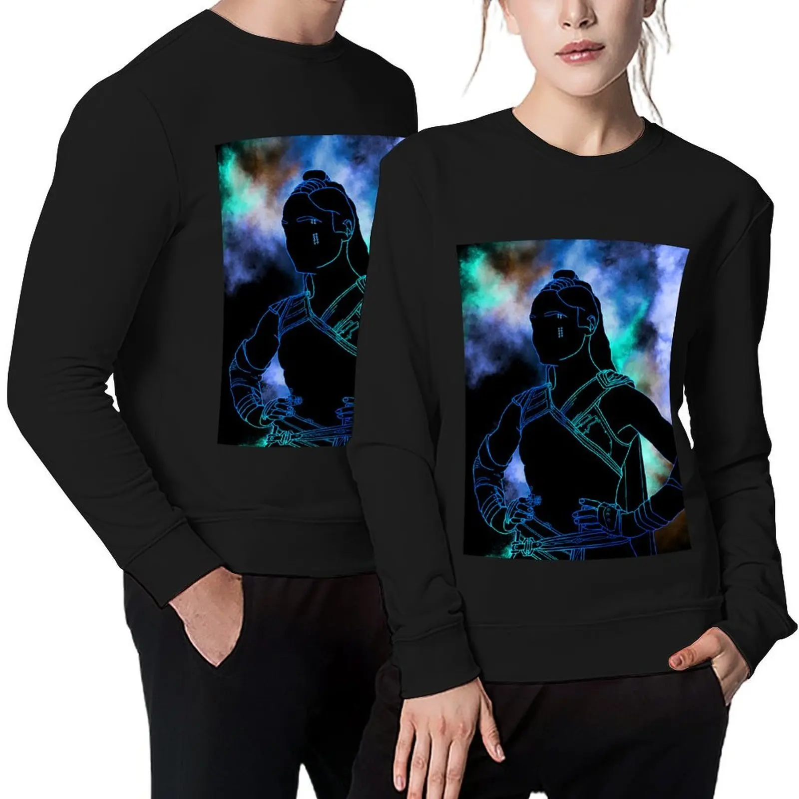 

Valkyrie illustration Pullover male clothes korean clothes korean style clothes men's sweat-shirt set new sweatshirts