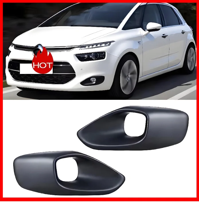 

9800978280 9800978180 5 Seat For Citroen C4 Picasso MK2 2013-2016 Front Bumper Fog Light Frame Cover Grille Car Accessories