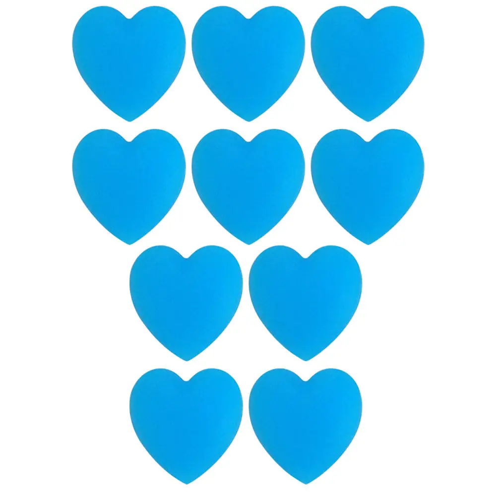 Heart Shape Silicone Eyeglass Ear Grips – 5 Pairs Non-Slip, Soft & Comfortable Retainers for Men, Women, Teens