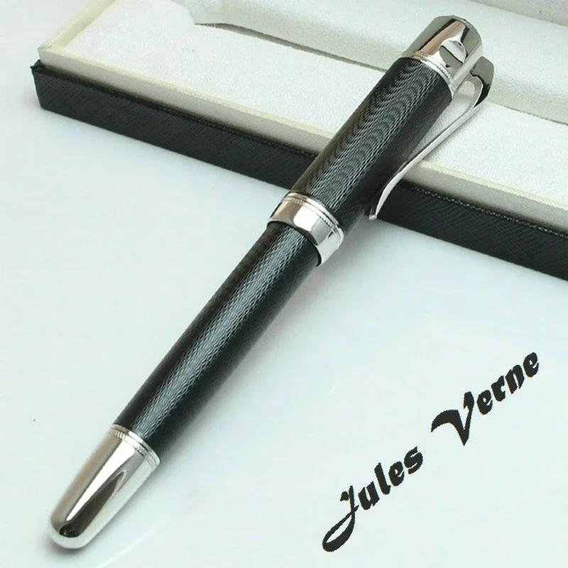 Top Quality Monte MB Luxury New Style Jules Verne Promotion Fashion Fountain Pen Ocean Blue Black Red Blance Pens Writing