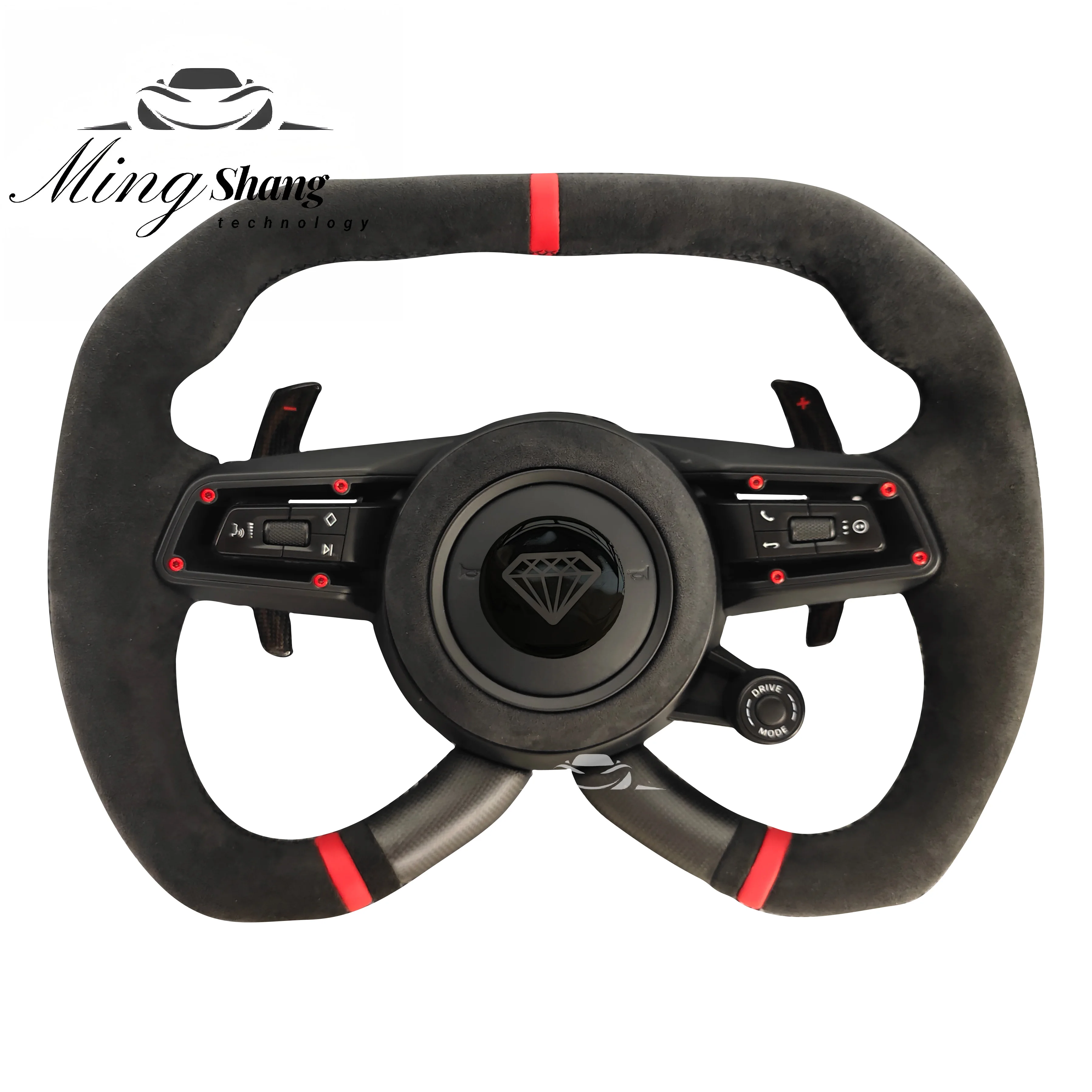 

Racing Steering Wheel for Porsche Macan Cayenne Panamera Taycan 718 Cayman 991 992 911 911.2 Carrera GT2 GT2RS GT3 GT3RS RS GT4