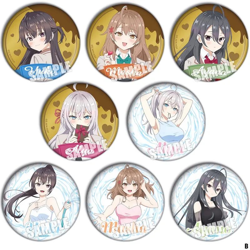 Alya Sometimes Hides Her Feelings in Russian 58mm badge icons button