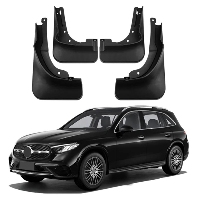 

A92Q-Car Mudflapor для Mercedes Benz GLC с педалью 2023+ Крыло Брызговик Брызговики Брызговики