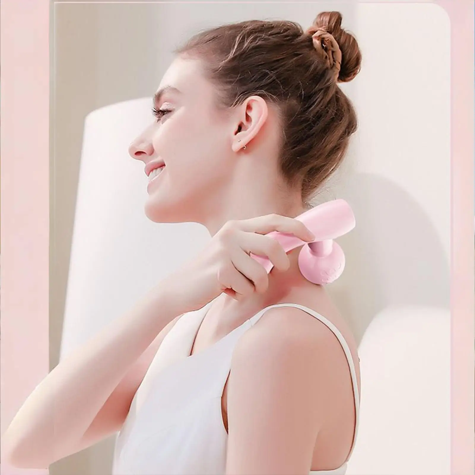 Deep Tissue Massager Electric Portable Handheld Massager Double-Head Device Quiet Health Care For Men Women Stiffness Soreness