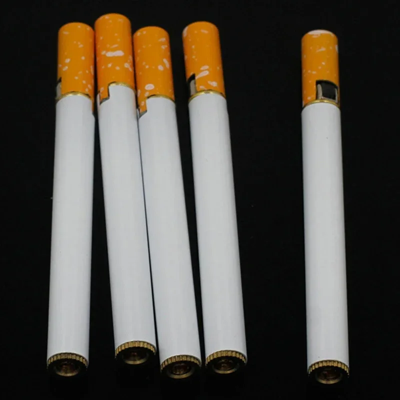 Personalized cigarettes, inflatable grinding wheels, open flame lighters, mini portable, can be placed in cigarette packs