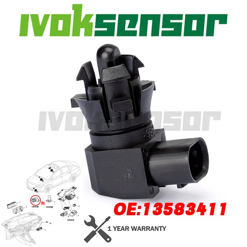 

Датчик температуры окружающего воздуха для Chevrolet Tahoe Trailblazer Traverse Colorado Trax Volt Cruze Silverado Suburban 13583411