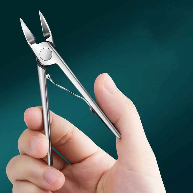 

1 piece Thick Nail Professional Nail Clipper with Stainless Steel Body for Nail Care and Removing Ingrown Nails