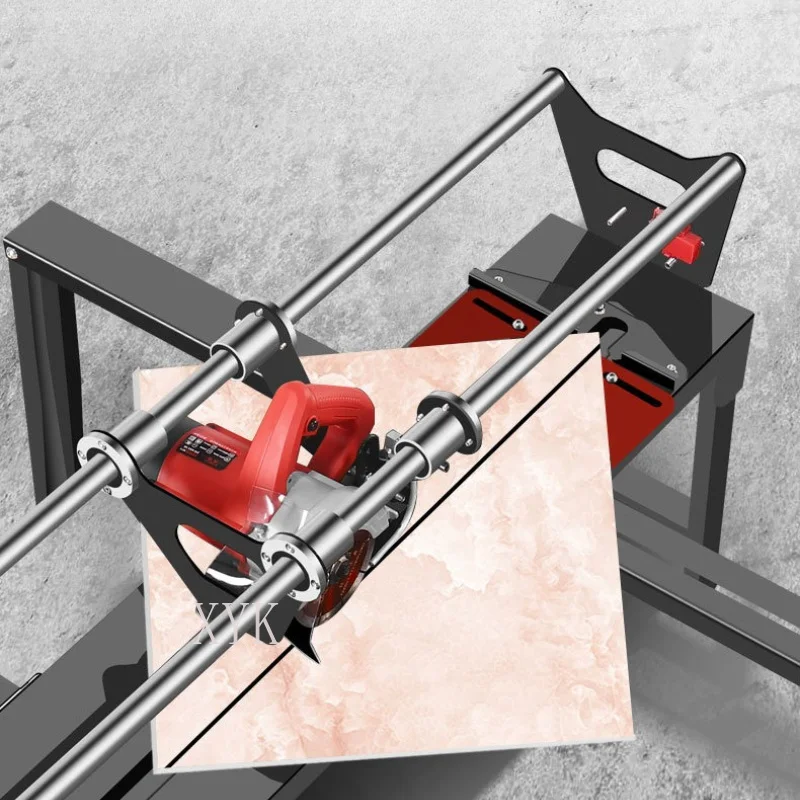 Desktop Tile Cutting Machine Edge Grinding Grooving Chamfer All In One Dust Free Brick Cutter For Home Decoration Use
