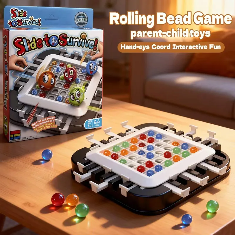 Marbles Fun Interactive Board Game - Early Learning Logic Thinking Puzzle Toy for Kids