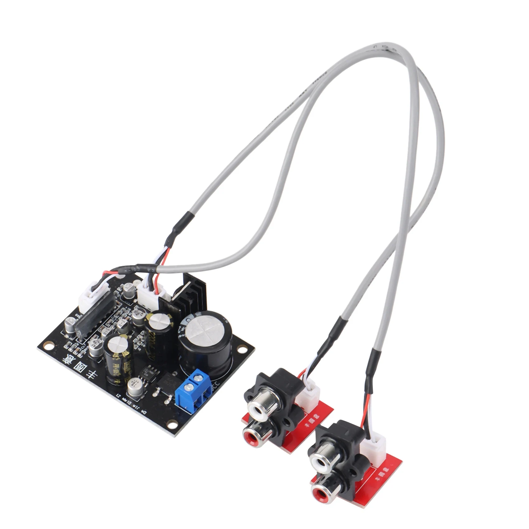 NE5532 Vinyl Record Player Preamplifier MM MC Phono Player Board Phonograph Amplifier Preamp DIY Audio+Lotus Sockets