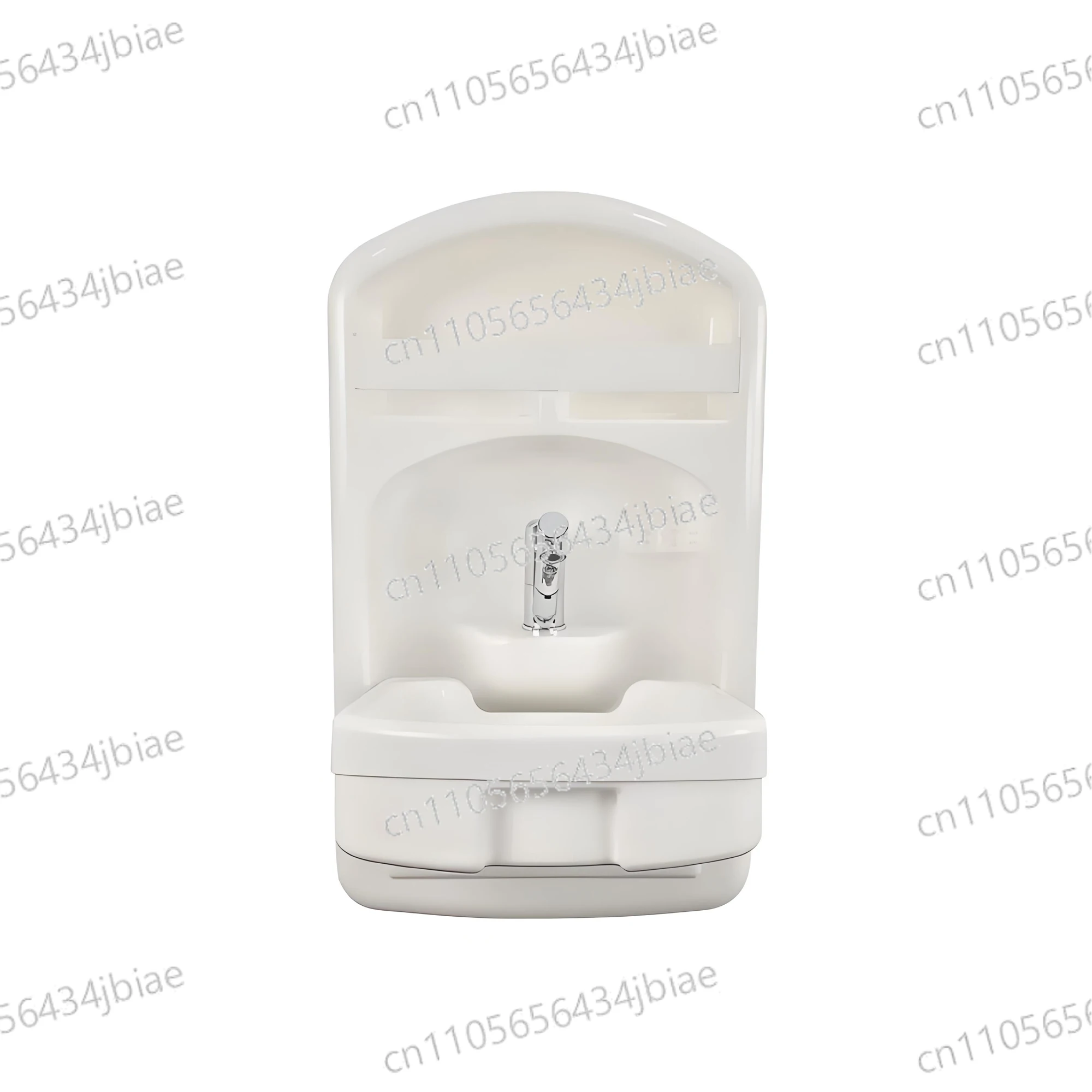 RV Bathroom Basin Sink with Scalable Faucet/Tap Foldable Acrylic for Travel Trailer Camper Caravan Van Motorhome Marine Washroom