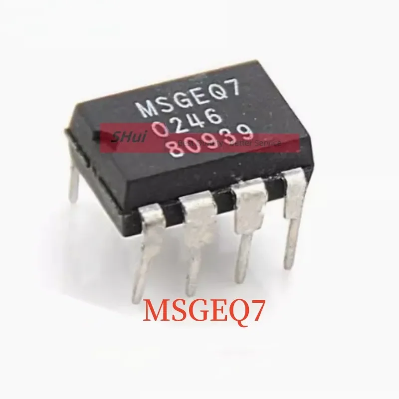 10PCS MSGEQ7 MSGE07 DIP-8 Audio Processor Graphic Equalization Filter Audio Spectrum Analyzer Chip