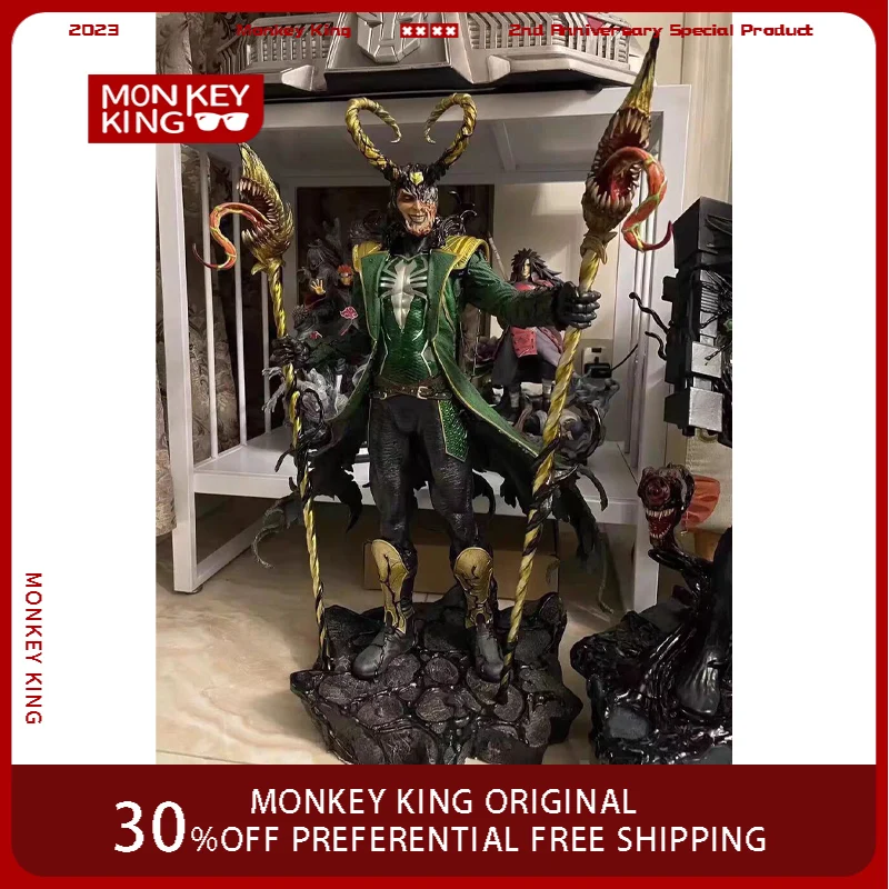 

68 см фигурка Мстителей Локи Веном, индивидуальная коллекция аниме, модель из смолы, настольные украшения, праздничные подарки, детские игрушки