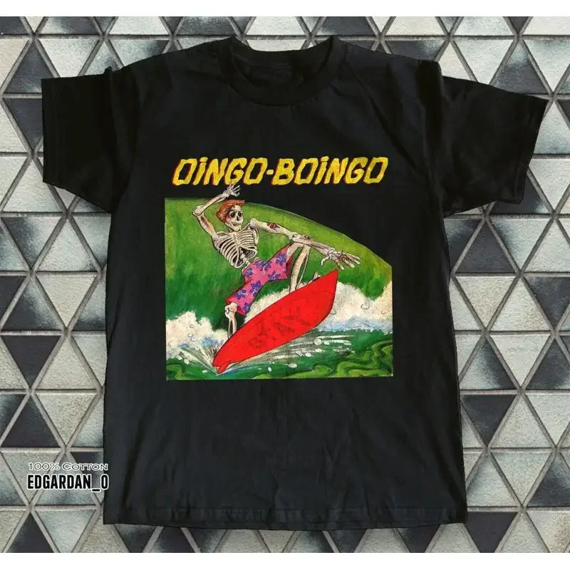 Oingo Boingo Anthology Album Black T Shirt Size S 5Xl