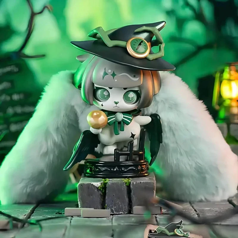 Cup Rabbits Wanted Witch Series Blind Box Caixa Caja Dolls Mystery Box Gift Desktop Ornament Cartoon Model