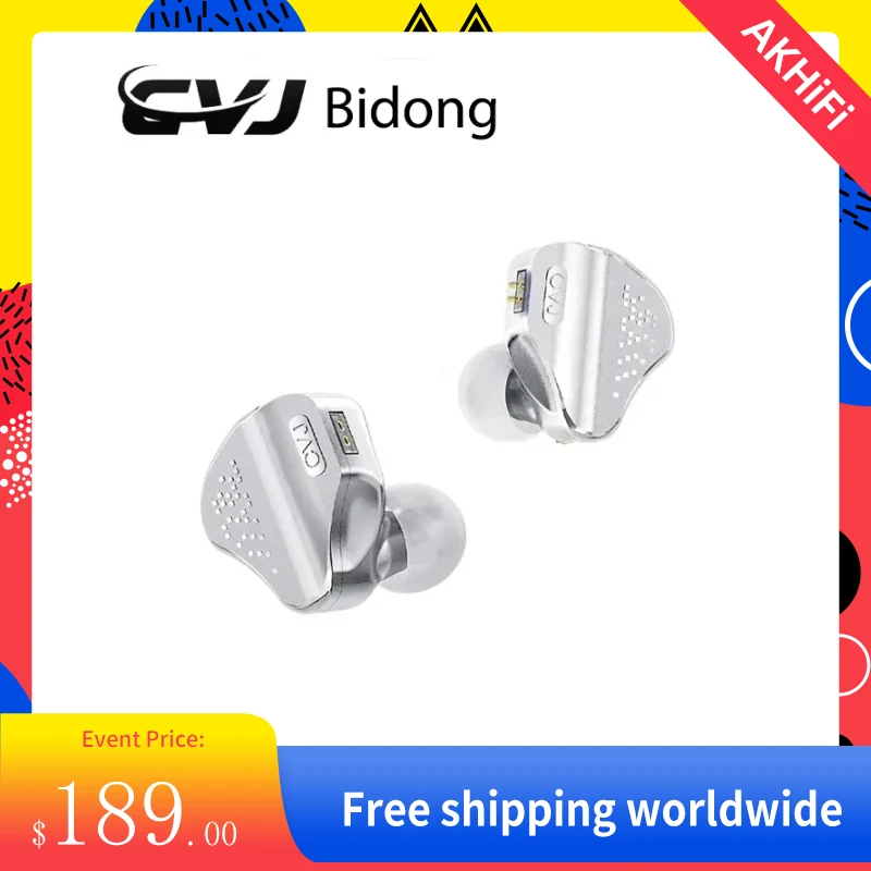 

CVJ Bidong 1DD+6BA 14Units HIFI In-Ear Monitor Earphones Valentine's Day Edition DJ Music Iems 4-in-1 Multi-Cable