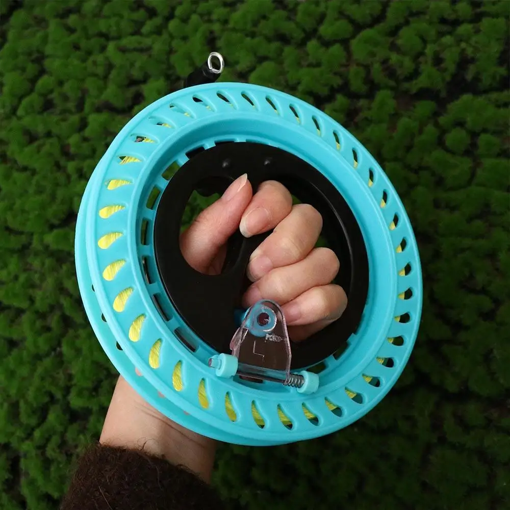 Máquina bobinadora para colgar al aire libre, accesorios para cometas, carrete para cometas, herramienta con mango volador, tipo Clip, máquina bobinadora, rollo de cometa