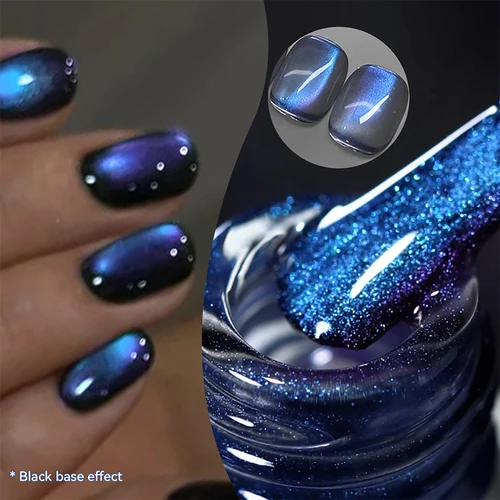 BORN PRETTY 10ml lágrimas azules gato Gel magnético Ultra brillante Auroras brillo remojo Gel UV barniz para decoración de uñas suministros de manicura