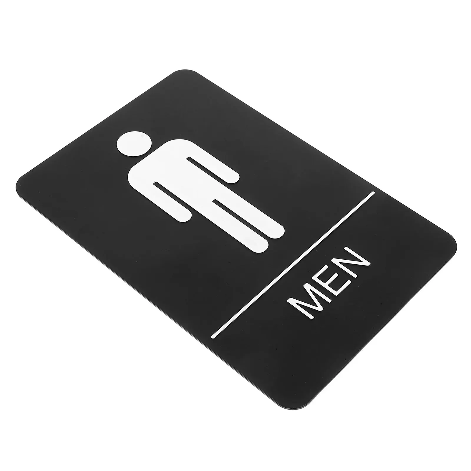 

Modern Acrylic Restroom Sign Braille Accessible Selfadhesive Wall Door Decoration Funny Bathroom Sign Accessible Restroom