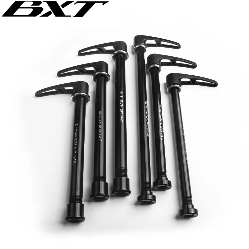 BXT 142x12mm Bike Thru Axle Quick Release Skewer Super Light Aluminum Rear Wheel Skewer For MTB Mountain Bike 29er/27.5er frame