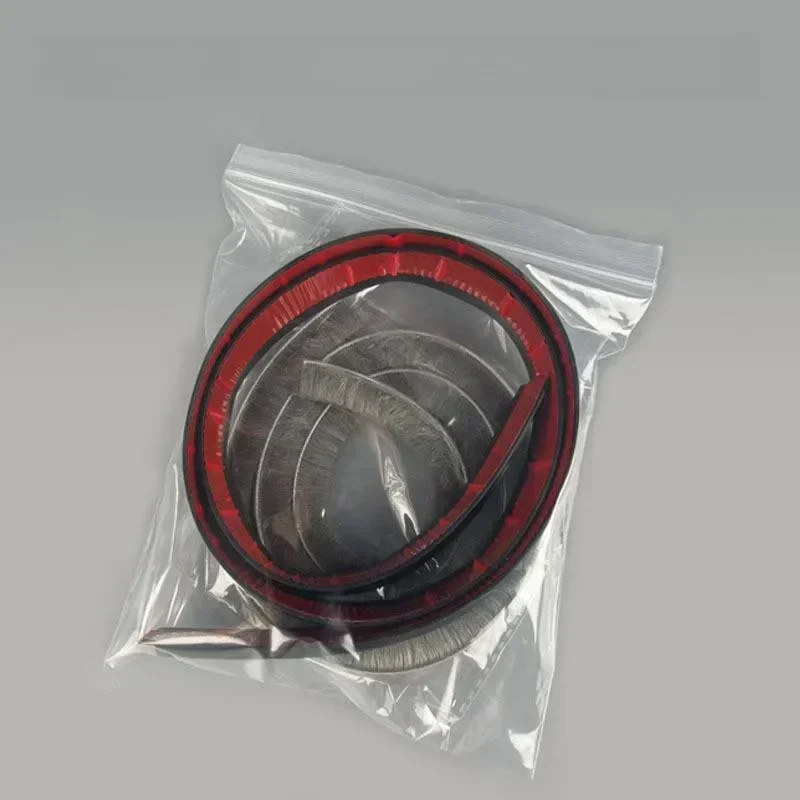 New Door Bottom Brush Seal Strip 100cm Insectproof Windproof Door Bottom Seal Strip Door Sweep Seals Soft Brush Home Hardware image 3