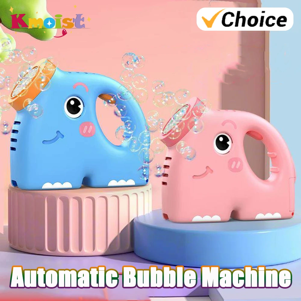12 Hole Automatic Bubble Machine Cartoon Seahorse Bubble Gun Toy for Kids Outdoor Bubble Maker for Birthday Wedding Party Toys