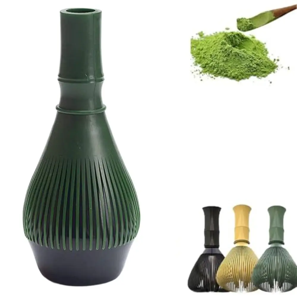 Neue Harz Matcha Schneebesen Wiederverwendbare Mit Schneebesen Halter Grüner Tee Pulver Schneebesen Lebensmittel Grade Glatte Tee, Der Werkzeuge Tee Zeremonie