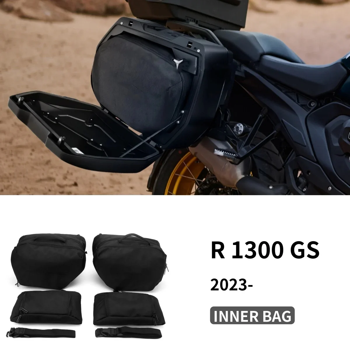 

NEW For BMW R1300GS R 1300 R1300 GS 2023 2024 Motorcycle Carryable Pannier Inner Bag Waterproof 25L~32L Large Capacity Side Bags