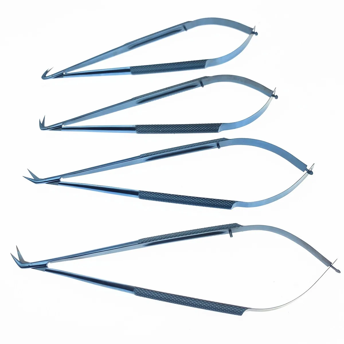 Titanium Micro Scissor Angled shears Neurosurgical Scissor/Cardiovascular Microsurgical Instrumens