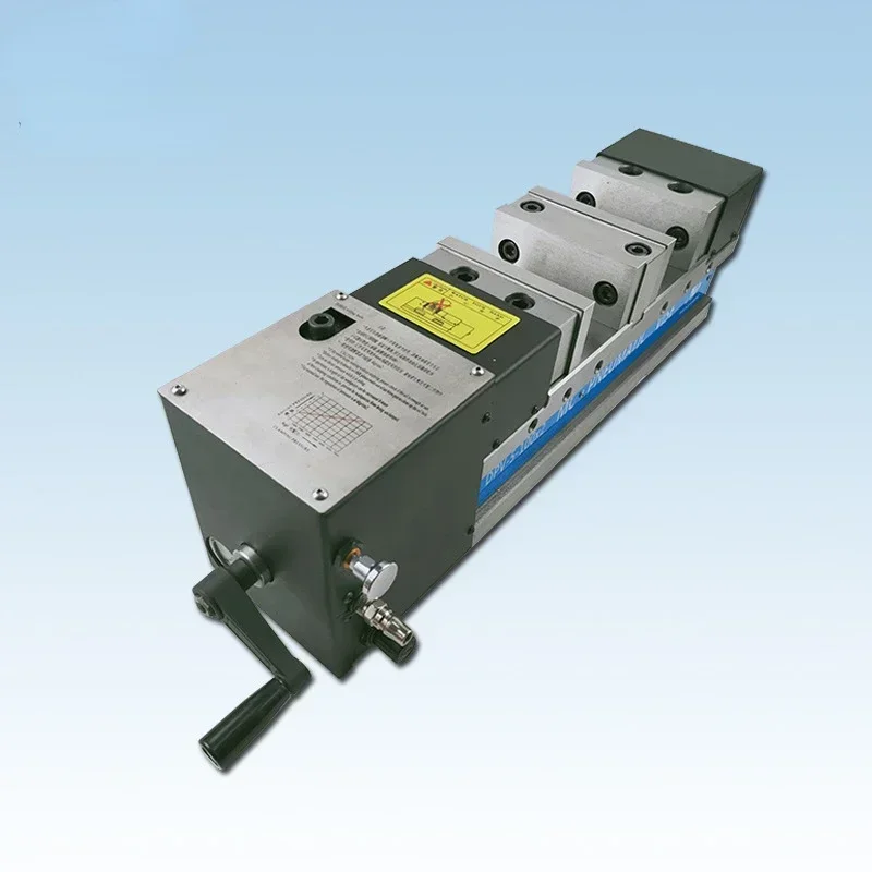 Precision Pneumatic Hydraulic Double Clamp Vice DPV-8-150 * 2 Double Opening Oil Pressure Flat-Nose Pliers 8-Inch