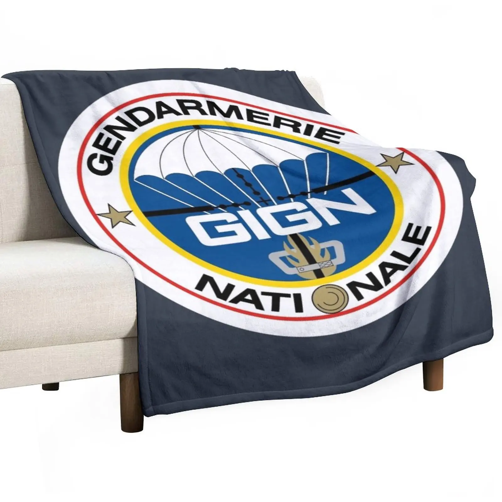 

National Gendarmerie Intervention Group - GIGN (France) Throw Blanket Luxury St Blanket Hairy Blankets