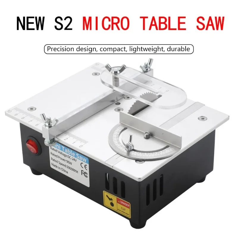 Face mini table saw, aluminum alloy  DIY small cutting machine woodworking cutting