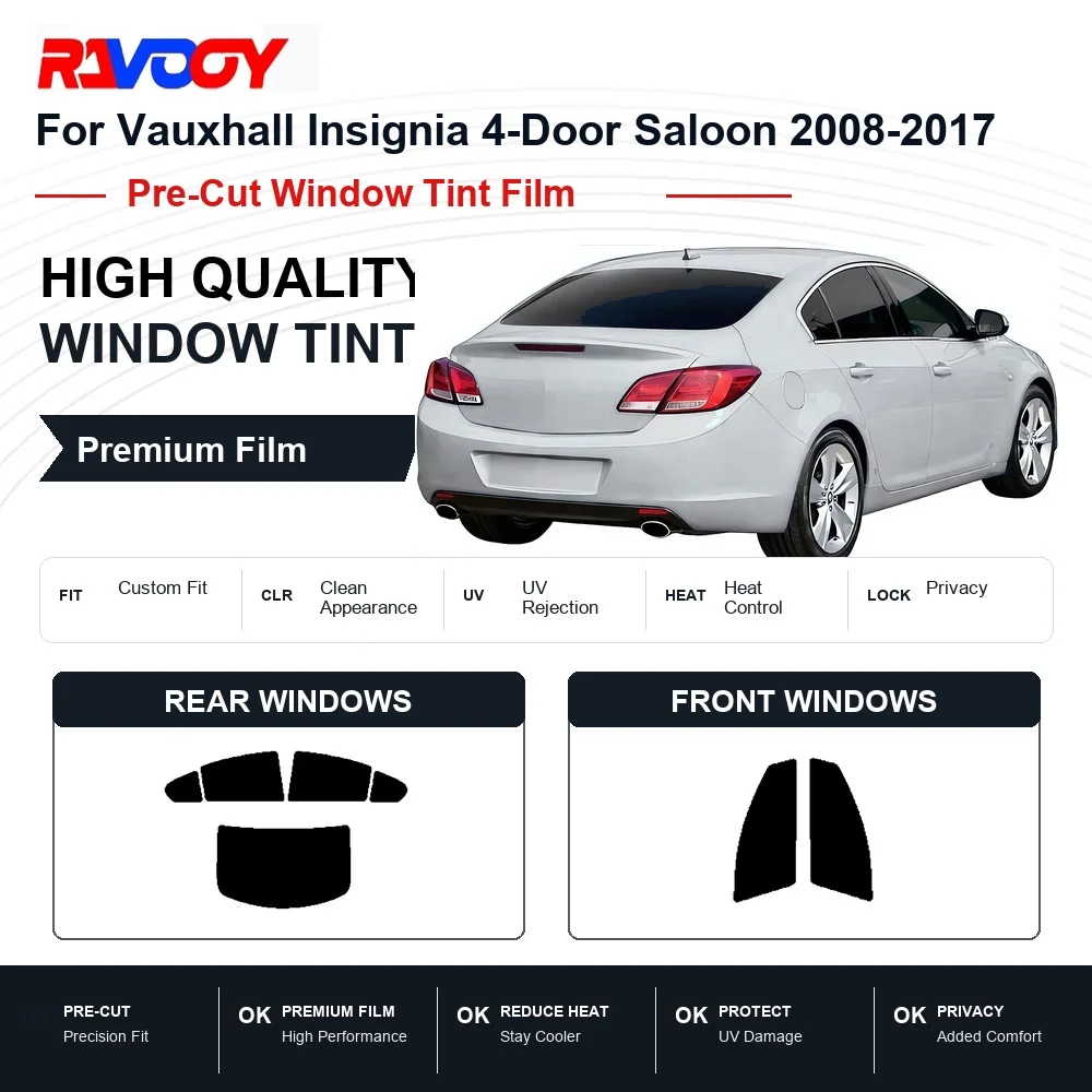premium-pre-cut-window-tint-for-vauxhall-insignia-4-door-saloon-2008-2017-front-rear-windows-uv-heat-rejection-privacy-film