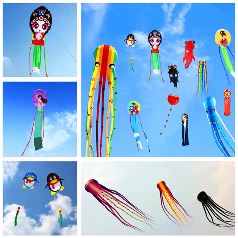 free shipping walk in sky kite factory large kite flying soft kite for adults kite parachute parafoil kite large Inflatable fun