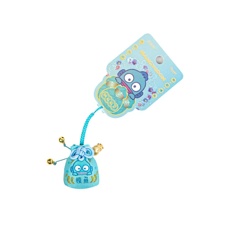 Sanrio Hello Kitty брелок кулон Kuromi Cinnamoroll благословение вышивка удача защитная сумка для девочек друг подарок на день рождения