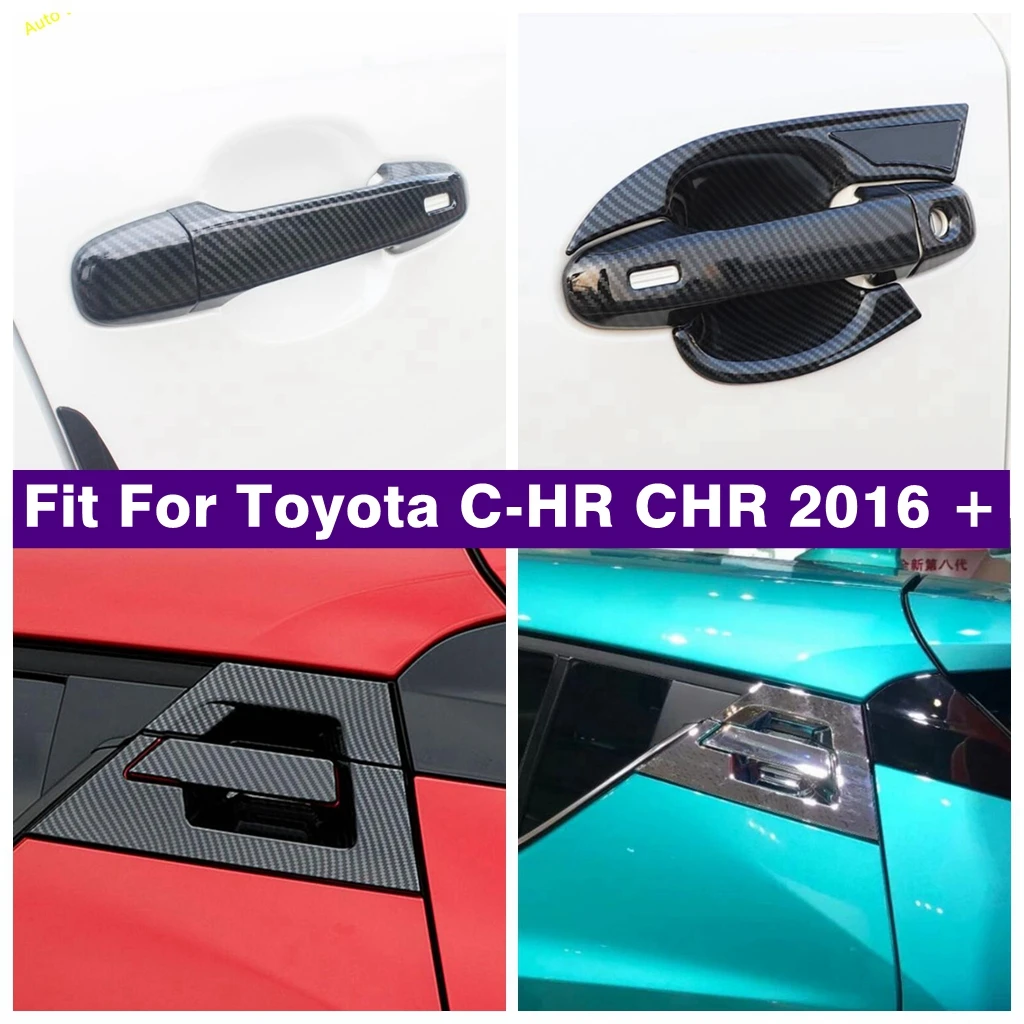 

Outside Door Handle Bowl Catch Protector Decoration Frame Cover Trim Fit For Toyota C-HR CHR 2016 - 2022 Car Accessories