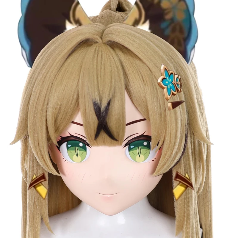 Pełna opaska z zamkiem Personalizacja Pełna Lalka Crossdress Damska/Dziewczęca Postać z Kreskówki Kig Cosplay Japońskie Anime Kigurumi Maski