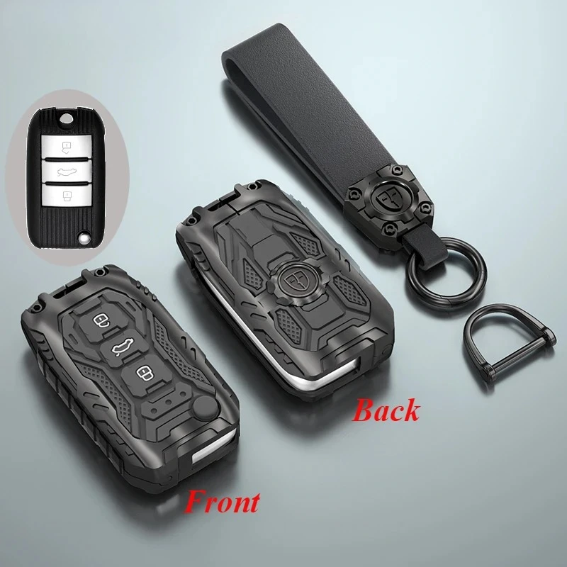 

Металлический держатель брелока для Roewe RX5 MG3 MG5 MG6 MG7 MG ZS GT GS 350 360 750 Keyless Автомобильный откидной чехол для ключей Сумка Аксессуары
