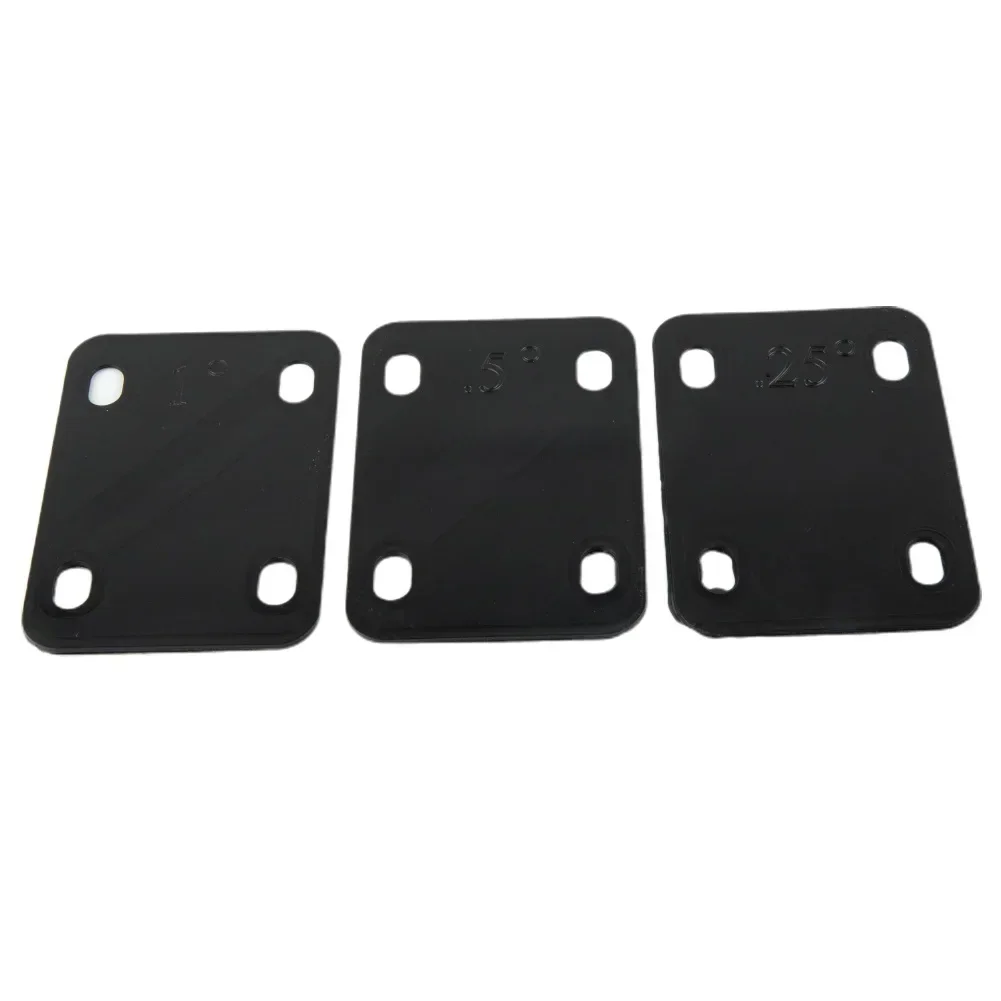 

Guitar Parts Neck Shims Plastic 3Pcs Accessories Electric Guitar Maintenance Neck Plate Repair Replacement Durable