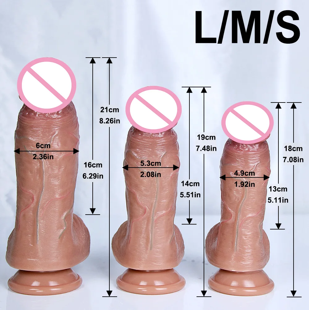 Huge Sex Love Dildo Silicone Real Man Dick Male Artificial Rubber Penis Toys for Women Anal Plug Vaginal G-spot Toy Masturbatio