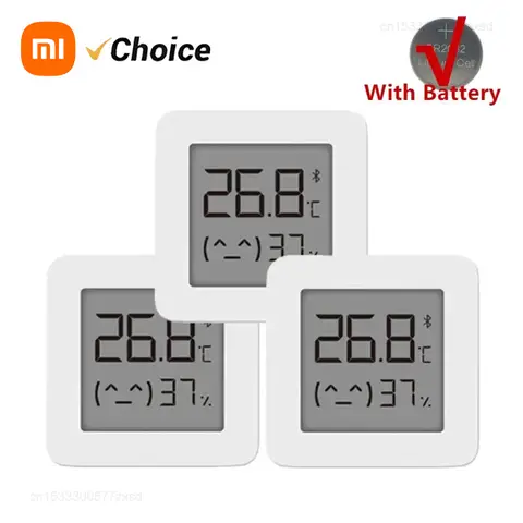 Xiaomi Mijia Bluetooth Thermometer 2 Wireless Humidity Smart Electric Digital Hygrometer Thermometer Work with Mi Home APP
