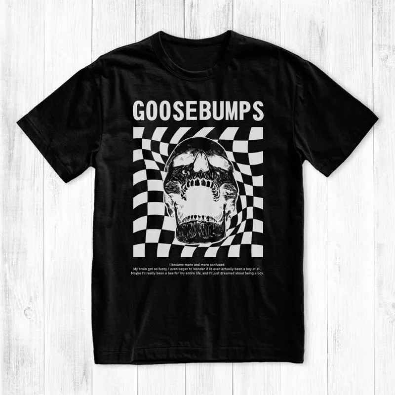 

00013320#A-Goosebumps T-Shirt, Trippy Graphic Tees