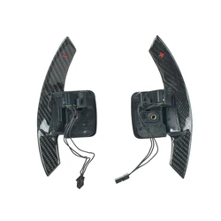 Volante de carro Estender Shifter, substituição de fibra de carbono real, remo para BMW Série 3, E90, E92, E93, M3, 2008-2013