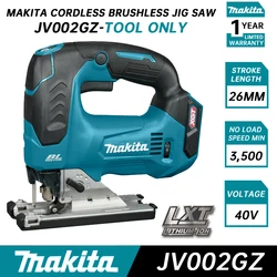MAKITA JV002GZ Sierra de plantilla inalámbrica, herramienta eléctrica multifunción de desplazamiento sin escobillas, velocidad Variable, 40V máx.