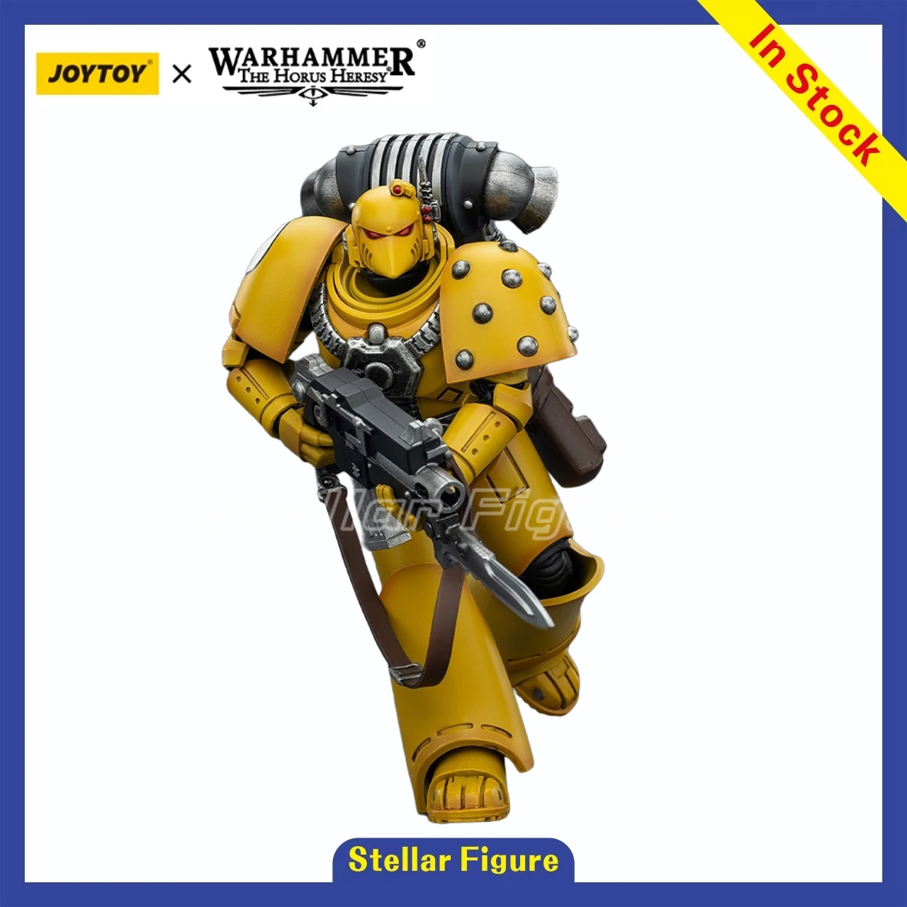

【SF】JOYTOY Warhammer 1/18 Фигурка Horus Heresy Imperial Fists MKVI Tactical Legionnaire, модель для коллекции, подарки, игрушки