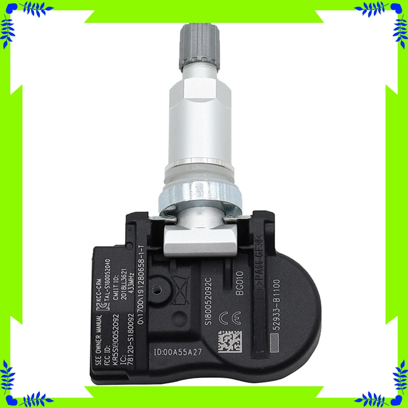 

52933-B1100 4pcs Tire Pressure Sensor for Hyundai Sonata Kia K5 For Santa Fe Equus Genesis Accent Kia Sorento Rio Carens Ceed