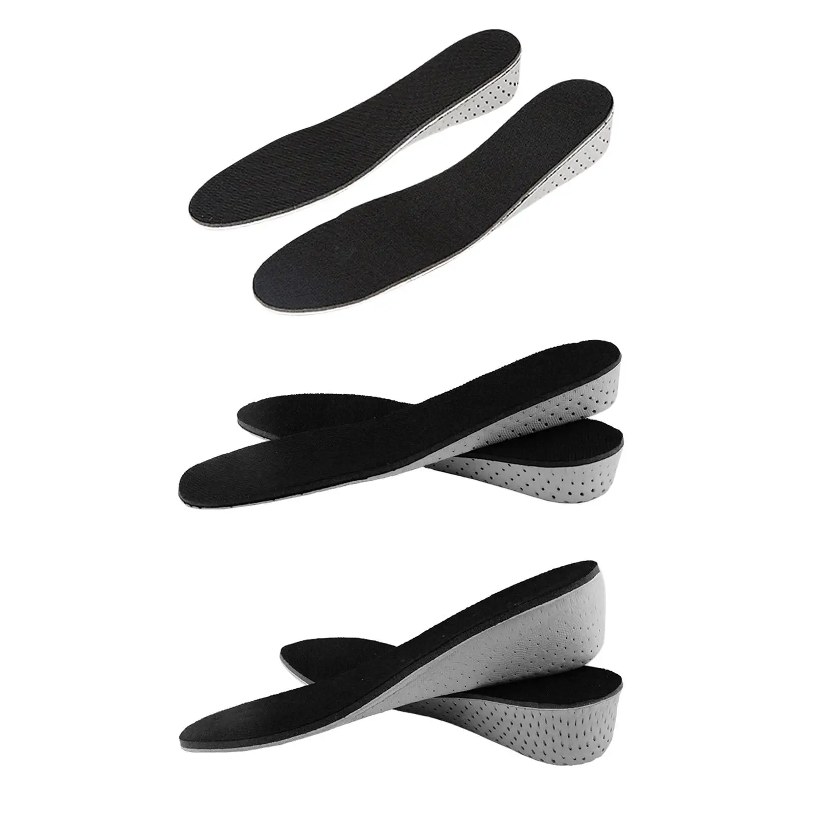 EVA Height Increase Insoles Height Increase Heel Lift Inserts for Sports Shoes High Top Shoes Boots Sneakers Casual Shoes